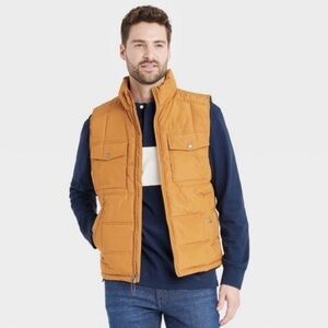 GOODFELLOW & Co. MEN’S Insulated Puffer Vest Water and Wind Resistant Sz XL